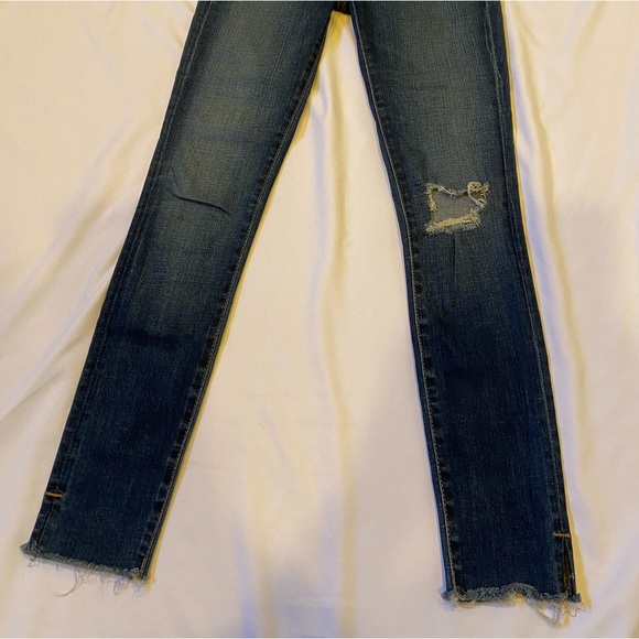 AG The Legging Ankle super skinny jeans size 24 Adriano Goldschmied distressed - Picture 15 of 16